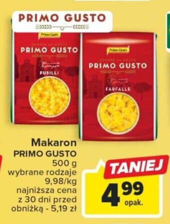 Carrefour Makaron PRIMO GUSTO 500 g oferta