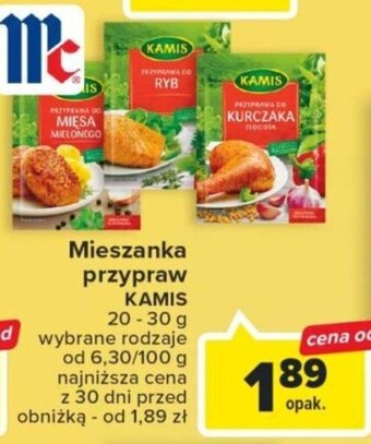 Carrefour Mieszanka przypraw KAMIS 20-30 g oferta