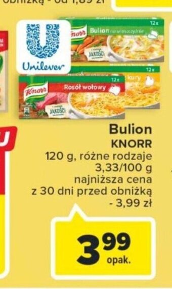 Carrefour Bulion KNORR 120 g oferta