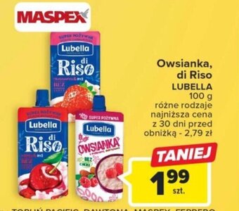 Carrefour Owsianka, di Riso LUBELLA 100 g oferta