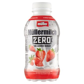 Kaufland Müller müllermilch zero napój mleczny o smaku truskawkowym 400 g oferta