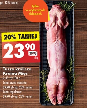 Biedronka Tuszka królicza oferta