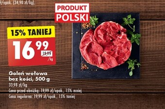 Biedronka Goleń wołowa oferta