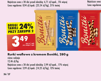 Biedronka Rurki waflowe oferta