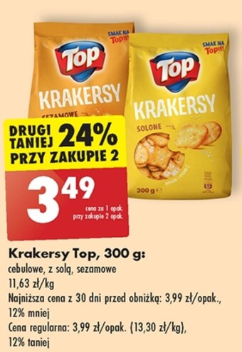 Biedronka Krakersy oferta