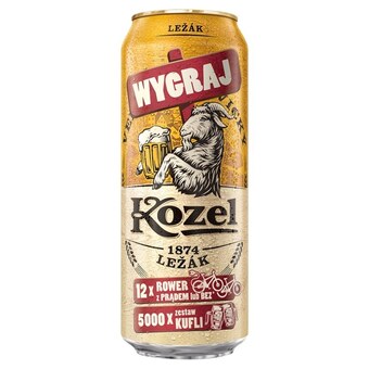 Biedronka Kozel ležák piwo jasne 500 ml oferta