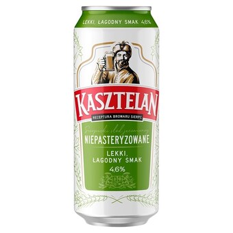 Hitpol Kasztelan piwo jasne niepasteryzowane 500 ml oferta