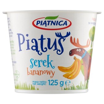 Biedronka Piątnica piątuś serek bananowy 125 g oferta