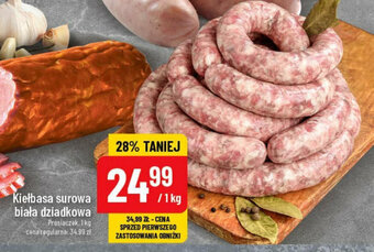 Polomarket Kiełbasa surowa biała dziadkowa Prosiaczek 1 kg oferta
