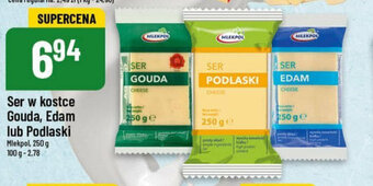 Polomarket Ser w kostce Gouda Edam lub Podlaski Mlekpol 250 g oferta