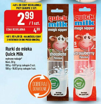 Polomarket Rurki do mleka Quick Milk Novi 30 g oferta