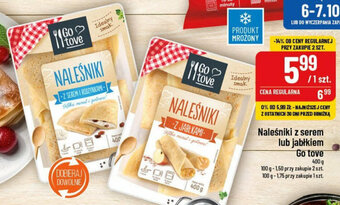 Polomarket Naleśniki z serem lub jabłkiem Go tove 400g oferta