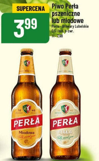 Polomarket Piwo Perła pszeniczne lub miodowe Perta-Browary Lubelskie 0,5l oferta
