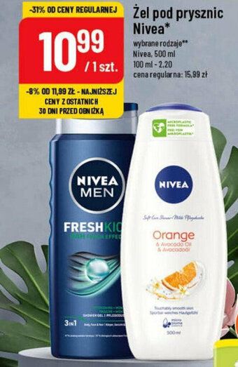 Polomarket Żel pod prysznic Nivea 500ml oferta