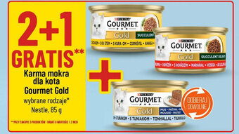 Polomarket Karma mokra dla kota Gourmet Gold Nestle, 85 g oferta