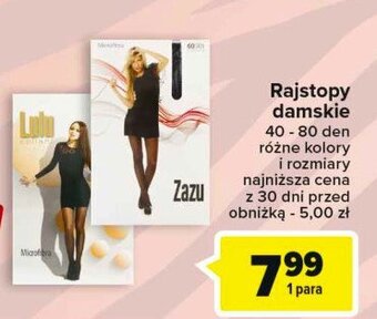 Carrefour Rajstopy damskie 60 den oferta