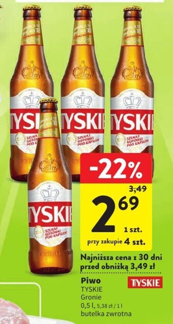 Intermarche Piwo TYSKIE 0,5 l oferta