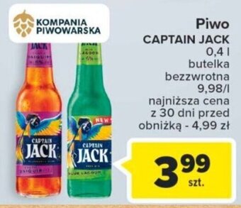 Carrefour Piwo CAPTAIN JACK 0,4 L oferta