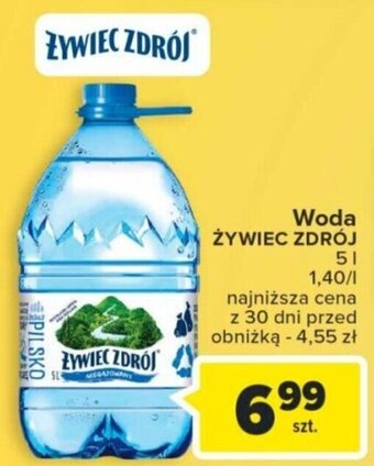 Carrefour Woda ŻYWIEC ZDRÓJ 5 L oferta