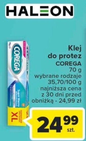Carrefour Klej do protez COREGA 70 g oferta