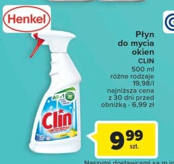 Carrefour Płyn do mycia okien CLIN 500 ml oferta