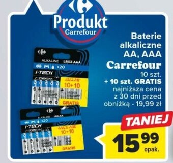Carrefour Baterie alkaliczne 10 szt. oferta