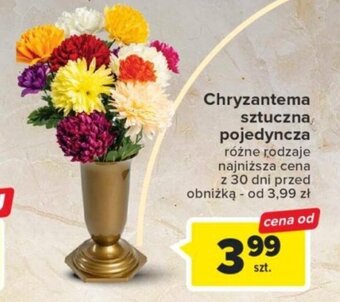 Carrefour Chryzantema sztuczna pojedyncza oferta