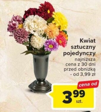 Kwiat sztuczny pojedynczy