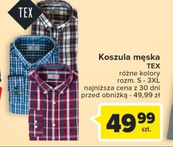 Carrefour Koszula męska TEX oferta