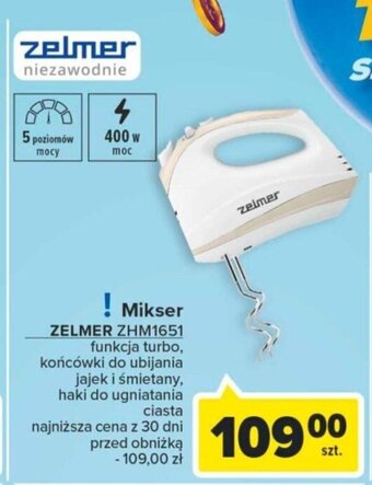 Carrefour Mikser ZELMER ZHM1651 oferta