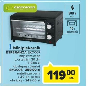 Carrefour Minipiekarnik ESPERANZA EKO007 oferta