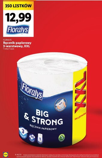 Lidl Ręcznik papierowy 3-warstwowy, XXL oferta