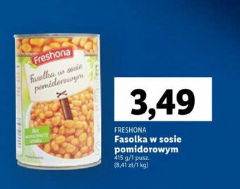 Lidl Fasolka w sosie pomidorowym 415 g oferta