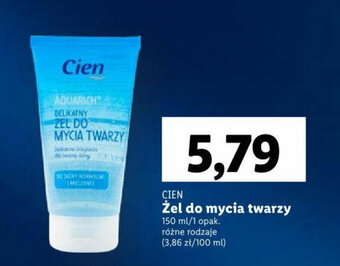 Lidl Żel do mycia twarzy 150 ml oferta
