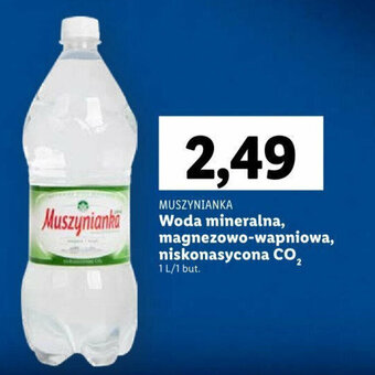 Lidl Woda mineralna, magnezowo-wapniowa, niskonasycona CO₂ 1 l oferta
