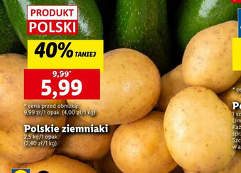 Lidl Polskie ziemniaki 2,5 kg oferta