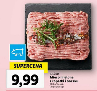 Lidl Mięso mielone z łopatki i boczku 500 g oferta