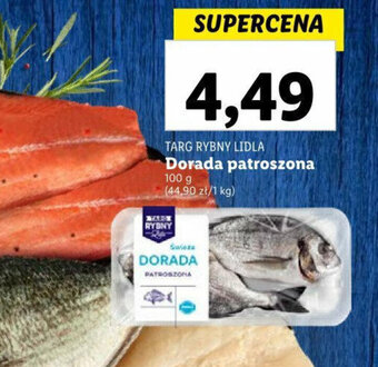 Lidl Dorada patroszona 100 g oferta