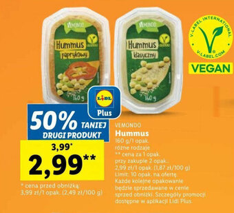 Lidl Hummus 160 g oferta