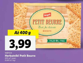 Lidl Herbatniki Petit Beurre 400 g oferta
