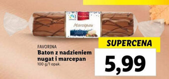Lidl Baton z nadzieniem nugat i marcepan 100 g oferta