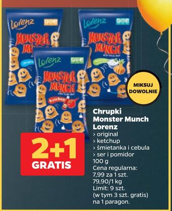Netto Chrupki monster munch lorenz oferta