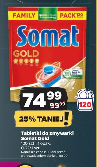 Netto Tabletki do zmywarki somat gold oferta