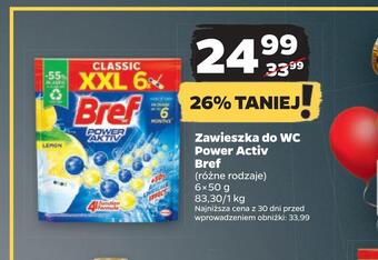 Zawieszka do wc power activ bref