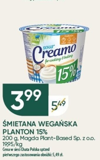 Chata Polska Śmietana oferta