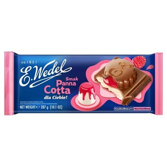Chata Polska E. wedel czekolada mleczna o smaku panna cotta 287 g oferta