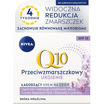 dm drogerie markt Nivea q10 ukojenie przeciwzmarszczkowy krem na dzień spf15 50 ml oferta