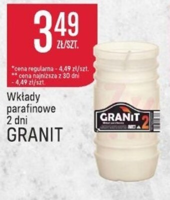 Społem Wkład do zniczy oferta