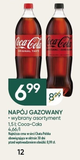 Chata Polska Napój gazowany oferta