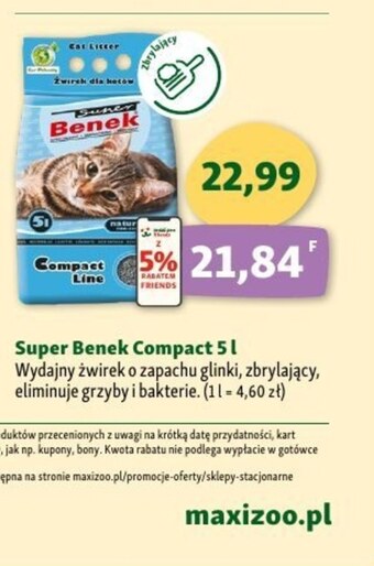 Maxi Zoo Żwirek bentonitowy oferta